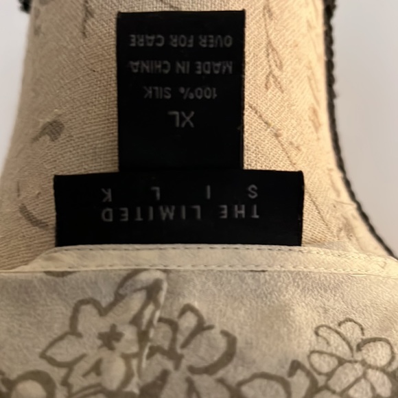 The Limited @90’s Vintage silk wrap blouse with v-neck t-shirt under dress. - Picture 9 of 9